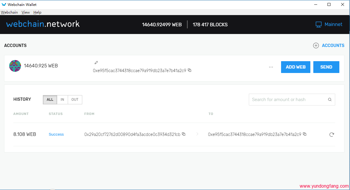 Webchain如何挖矿的操作教程-我爱收益