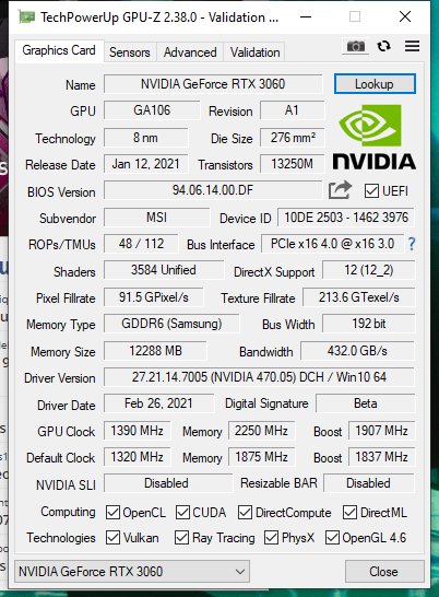 GeForce RTX 3060破解驱动,GeForce RTX 3060破解算力50MH/s Bios文件下载!-我爱收益