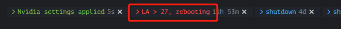 Hive OS【报错】>LA > 27, rebooting-我爱收益