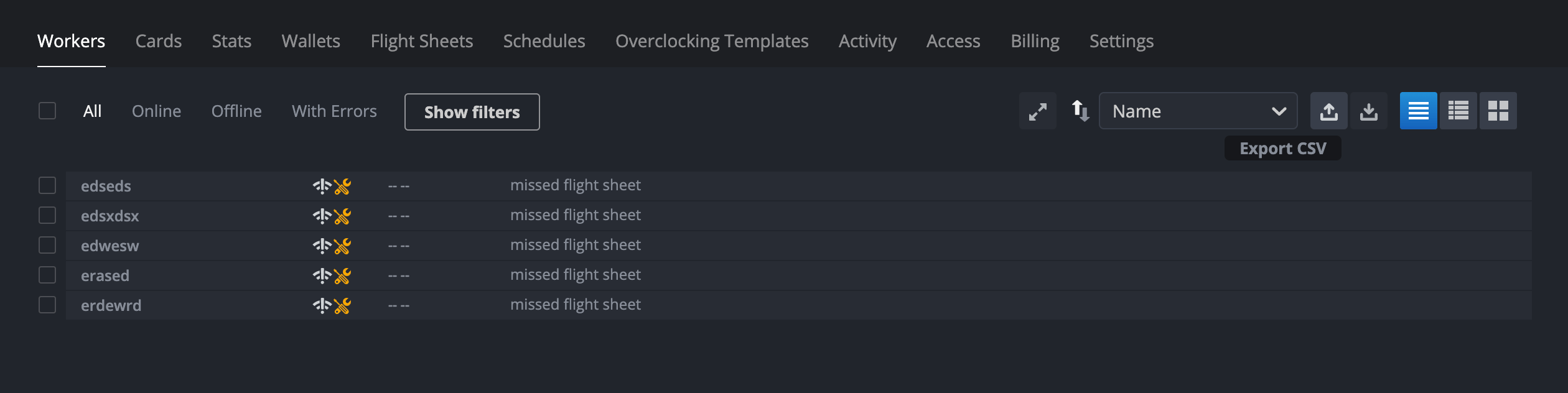 Hive OS如何从 CSV 导入工作器-我爱收益