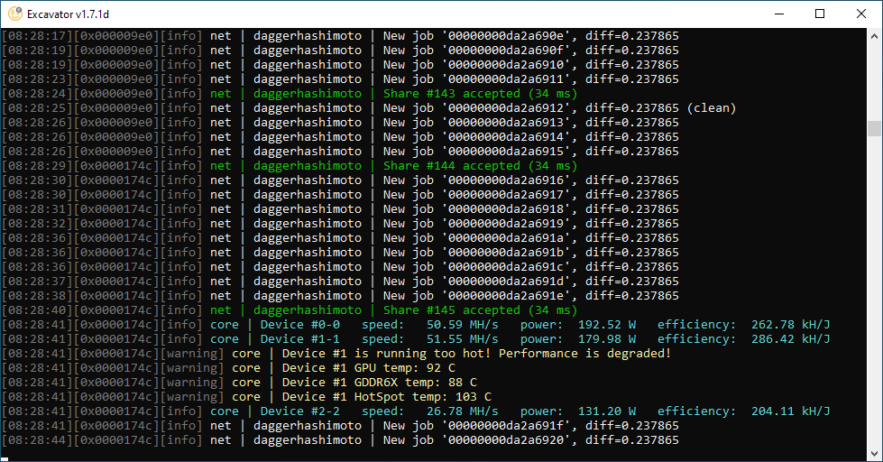 我该如何解决Excavator中提示的
