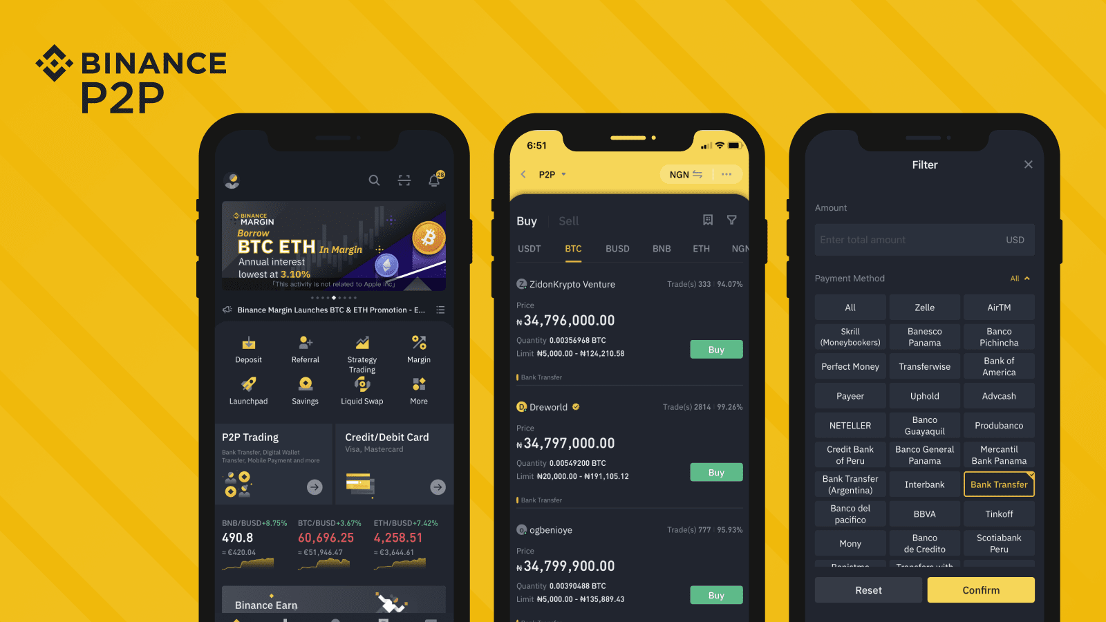 Binance P2P:如何使用您的银行账户购买比特币-我爱收益